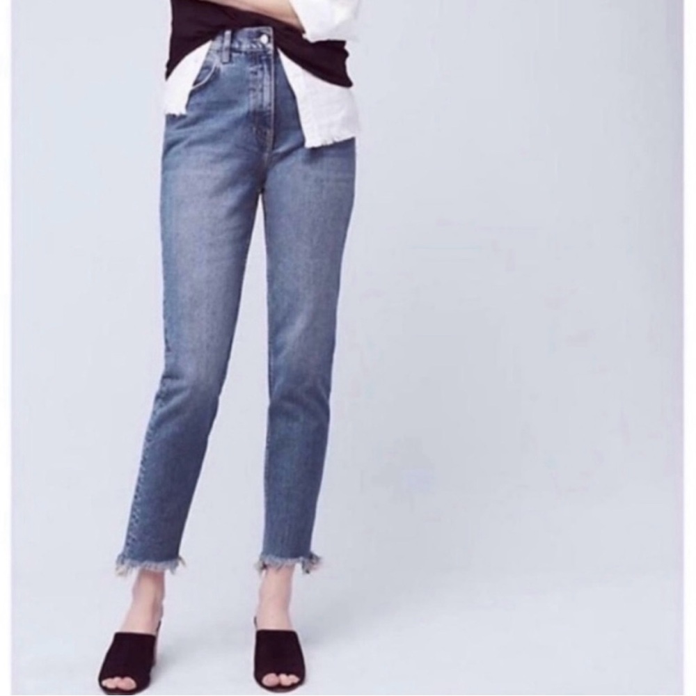 ANTHROPOLOGIE NWT Sz Med mi:City Blinding JEANS